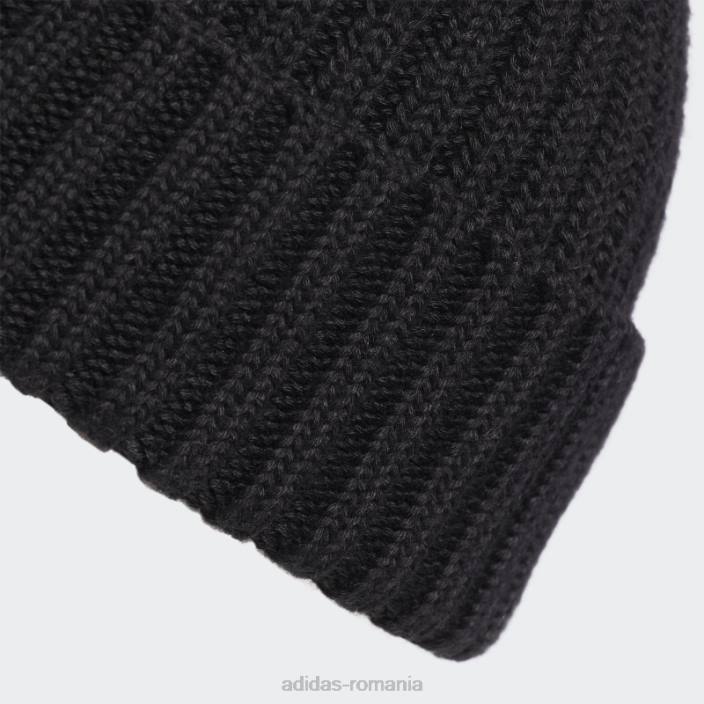 Adidas rib cuff beanie negru adidas bărbați alb negru 2JBN21600