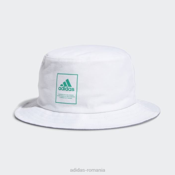 Adidas stil de viață spălat pălărie albă bărbați alb/verde/gri 2JBN21733
