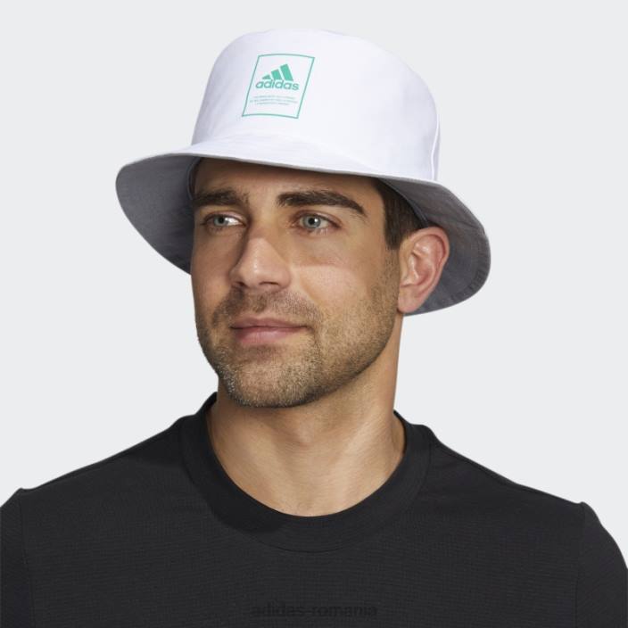 Adidas stil de viață spălat pălărie albă bărbați alb/verde/gri 2JBN21733