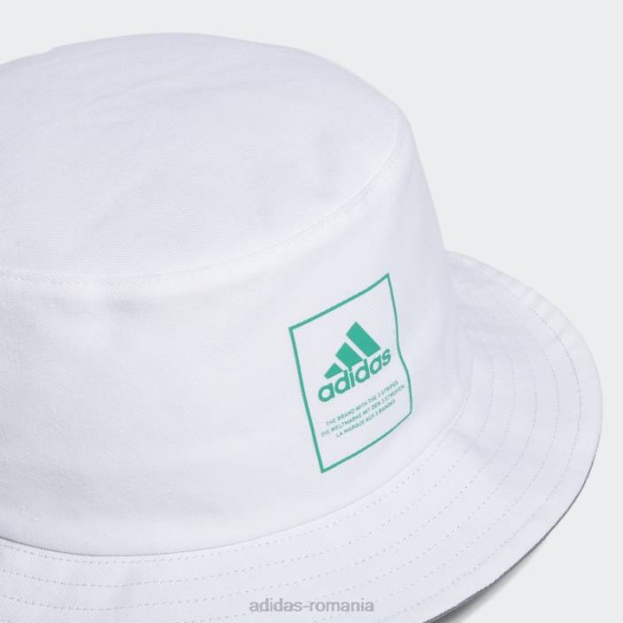 Adidas stil de viață spălat pălărie albă bărbați alb/verde/gri 2JBN21733
