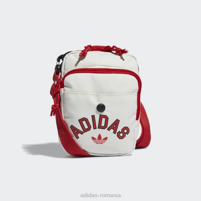 Adidas geantă albă utility festival crossbody bărbați alb/stacojiu 2JBN21533