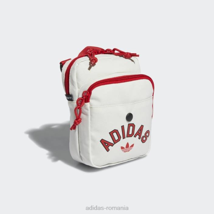 Adidas geantă albă utility festival crossbody bărbați alb/stacojiu 2JBN21533