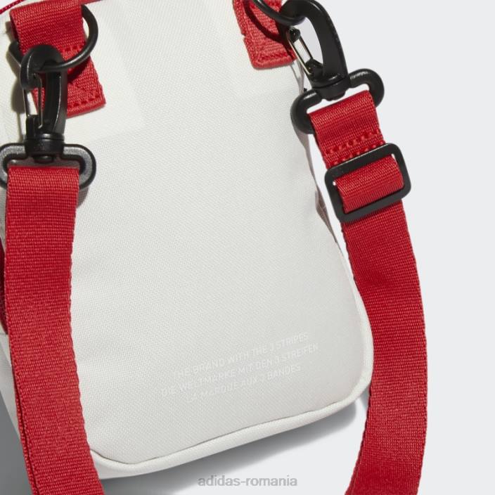 Adidas geantă albă utility festival crossbody bărbați alb/stacojiu 2JBN21533