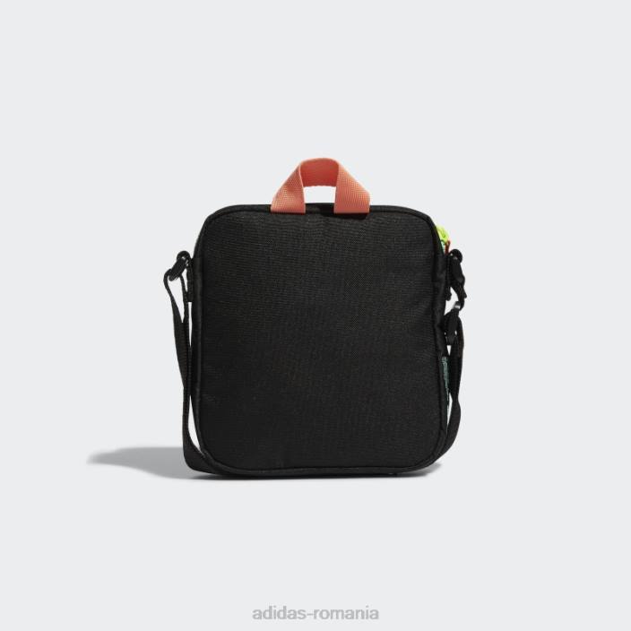 Adidas geantă crossbody amplifier 2 festival neagră adidas bărbați negru/mentă/coral 2JBN21465