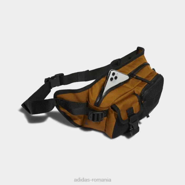 Adidas geanta crossbody amplificator 2 maro deschis bărbați maro deschis/negru/portocaliu 2JBN21517