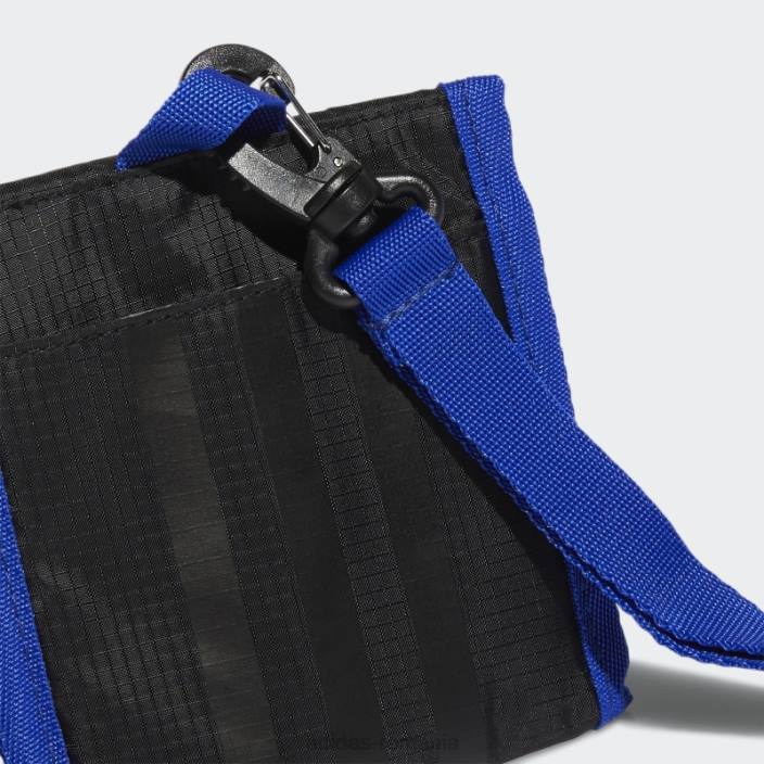 Adidas geanta crossbody cu lanyard albastru bărbați negru/albastru/roz 2JBN21512