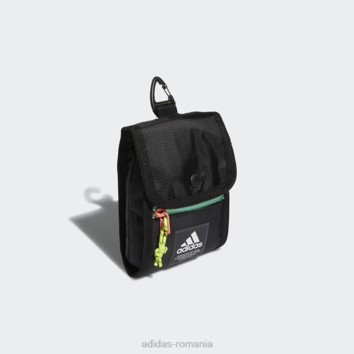 Adidas husă de gât geantă de cruce mentă bărbați negru/mentă/coral 2JBN21482