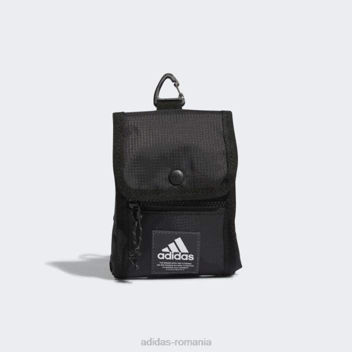 Adidas husă pentru gât geantă crossbody neagră bărbați negru 2JBN21476