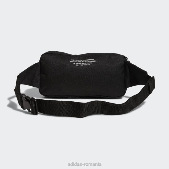 Adidas negru originals dreptunghi crossbody bărbați alb negru 2JBN21442