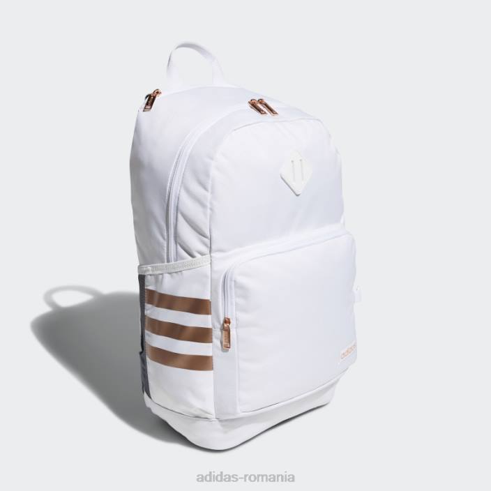 Adidas rucsac clasic cu 3 dungi alb fashion bărbați alb 2JBN21481