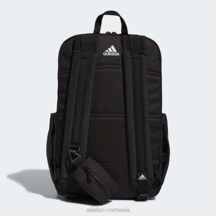 Adidas rucsac iconic cu 3 dungi negru bărbați alb negru 2JBN21457