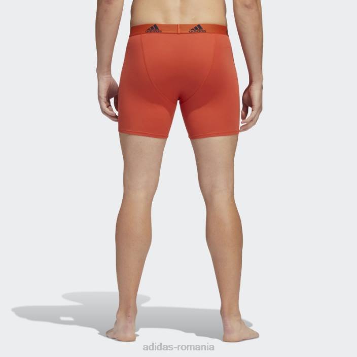 Adidas Boxer albastru din bumbac elastic 3 perechi adidas bărbați albastru/cerneală/roșu 2JBN21921