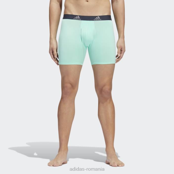 Adidas Boxer de performanta menta 3 perechi bărbați mentă/cerneală/gri 2JBN21916