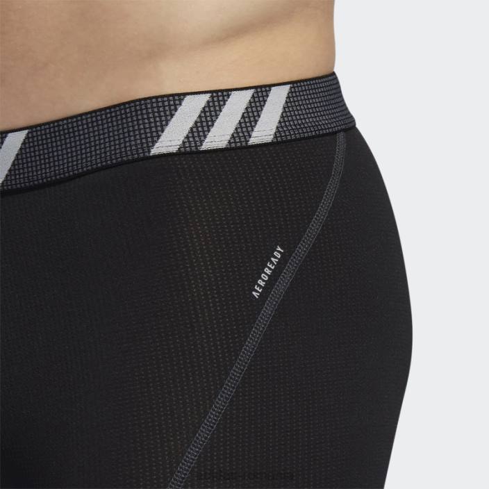 Adidas Boxer negru din plasă de performanță 3 perechi (mari și înalți) bărbați negru 2JBN21917