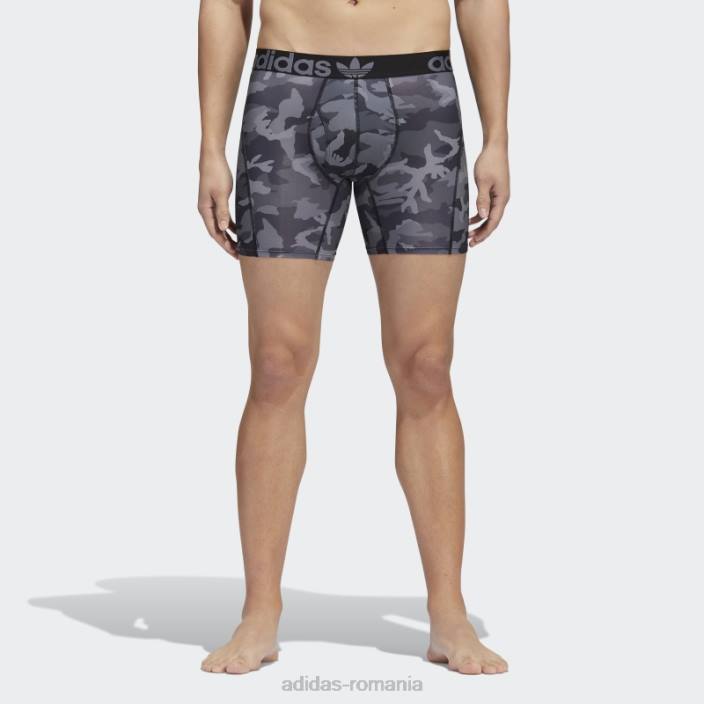 Adidas Boxer negru trefoil 2 perechi adidas bărbați negru/onix 2JBN21915