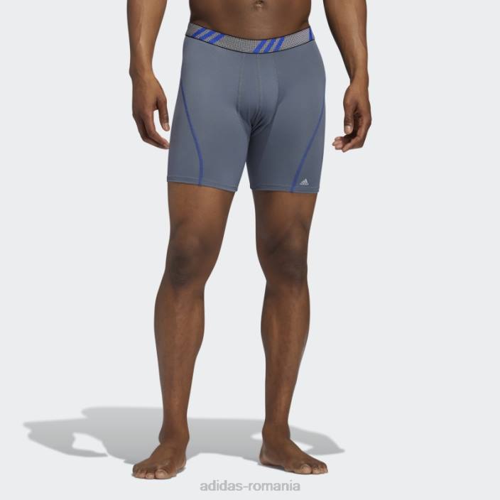 Adidas Slip boxer din plasa performanta 3 perechi gri mediu bărbați gri mediu 2JBN21914