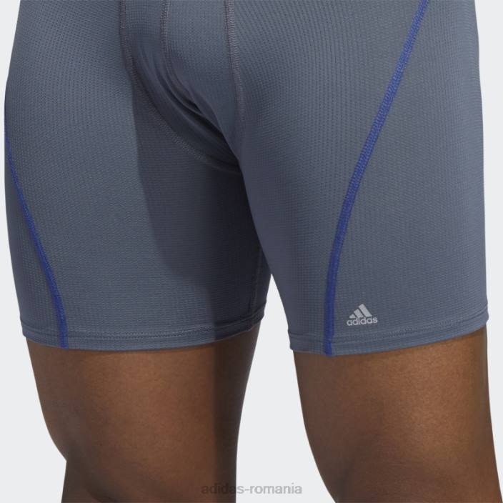 Adidas Slip boxer din plasa performanta 3 perechi gri mediu bărbați gri mediu 2JBN21914