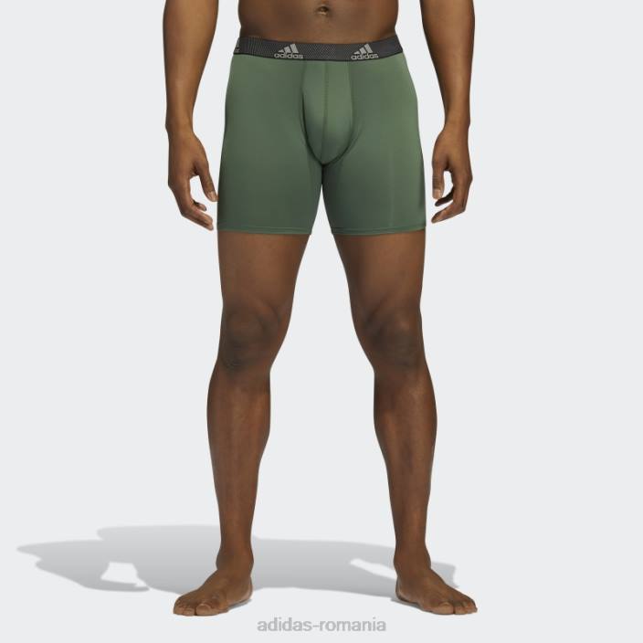 Adidas boxer de performanta 3 perechi verde oxid adidas bărbați oxid verde 2JBN21912