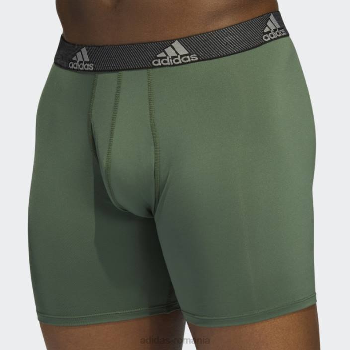 Adidas boxer de performanta 3 perechi verde oxid adidas bărbați oxid verde 2JBN21912