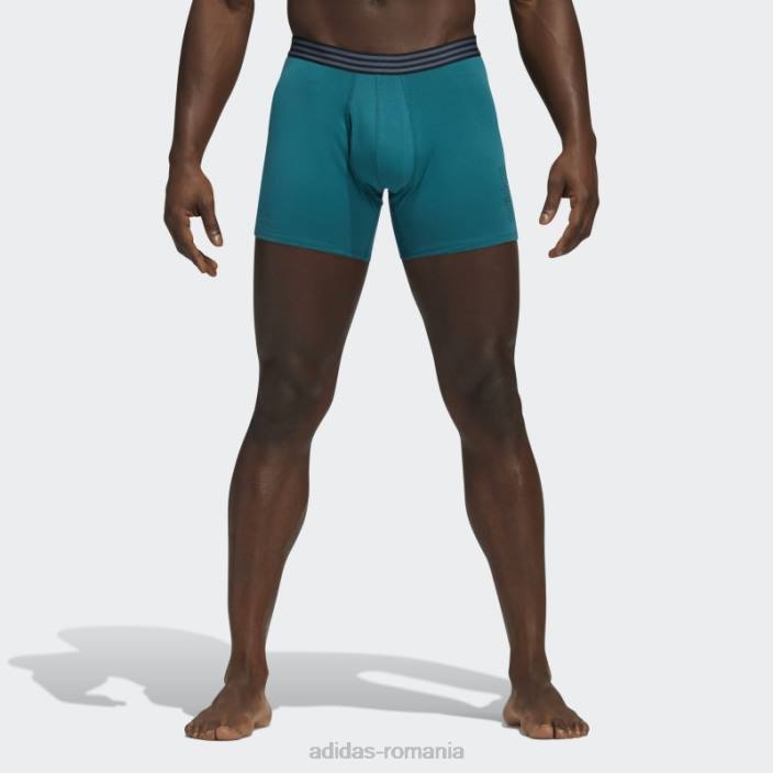 Adidas boxer din bumbac 4 perechi adidas verde inchis bărbați verde inchis 2JBN21918