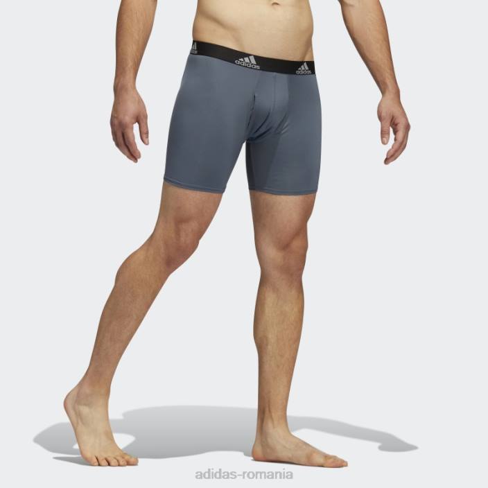 Adidas boxer gri de performanta 3 perechi bărbați gri 2JBN21923