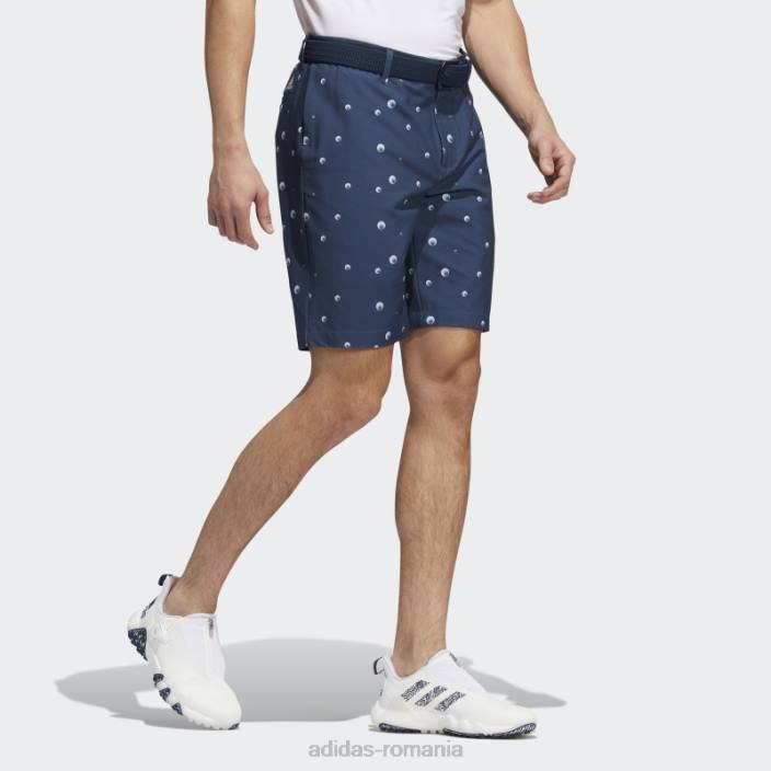 Adidas Pantaloni scurți de 9 inchi cu imprimeu integral ultimate365 bleumarin bărbați bleumarin/gri/canepa 2JBN21091