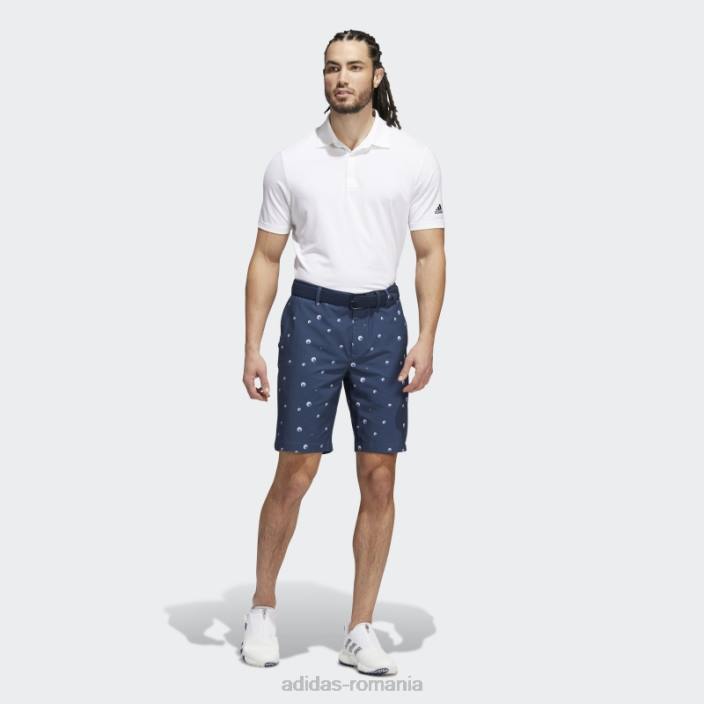 Adidas Pantaloni scurți de 9 inchi cu imprimeu integral ultimate365 bleumarin bărbați bleumarin/gri/canepa 2JBN21091