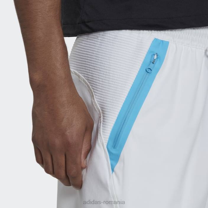Adidas alb conceput pentru pantaloni scurți pentru ziua jocului bărbați alb 2JBN21095
