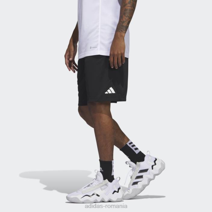 Adidas insigna neagră a legendelor modei de pantaloni scurți sport bărbați negru 2JBN21014