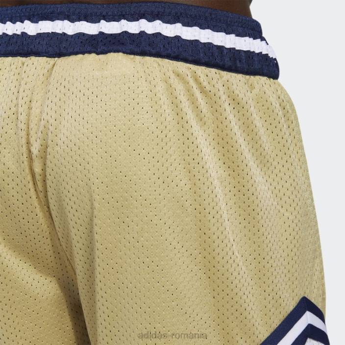 Adidas jachete galbene pantaloni scurți swingman nisip bărbați nisip/alb 2JBN21037