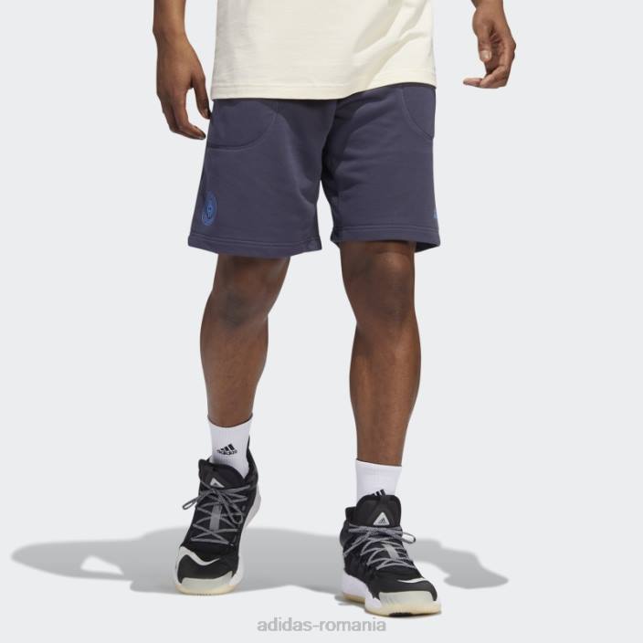 Adidas navy harden vol. 6 pantaloni scurți adidas bărbați marina 2JBN21063