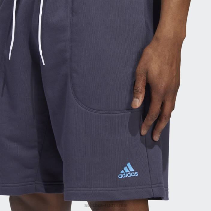 Adidas navy harden vol. 6 pantaloni scurți adidas bărbați marina 2JBN21063