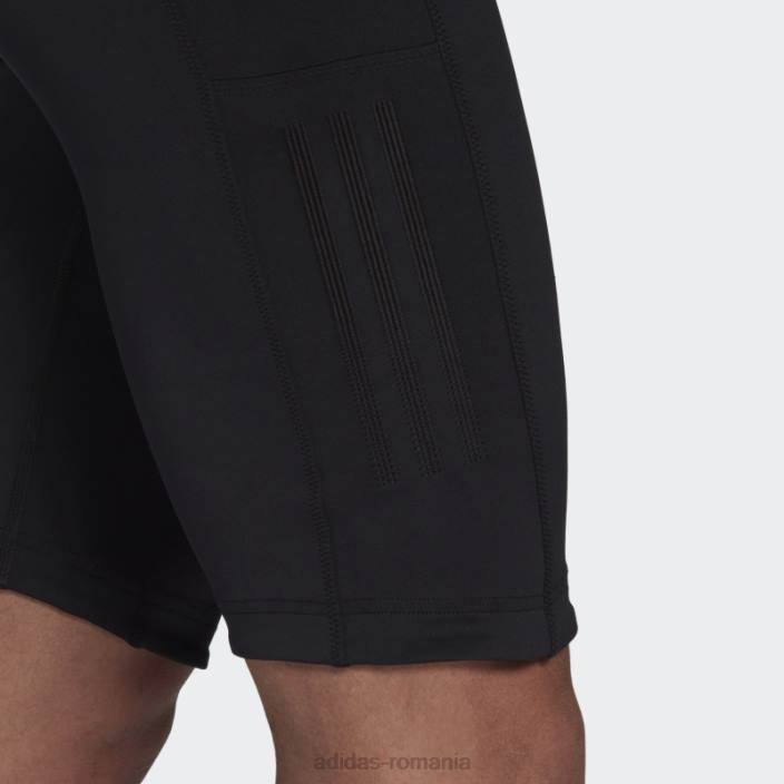 Adidas negru parley alerga pentru oceane colanti scurti bărbați negru 2JBN21005