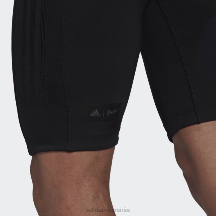 Adidas negru parley alerga pentru oceane colanti scurti bărbați negru 2JBN21005