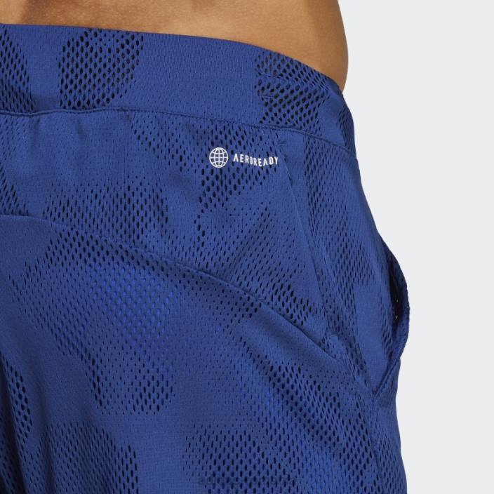 Adidas pantaloni scurți adidas victory blue melbourne tenis doi în unu de 7 inci bărbați albastru victorie 2JBN21087