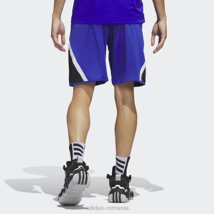 Adidas pantaloni scurți blu pro block fashion bărbați albastru alb 2JBN21111