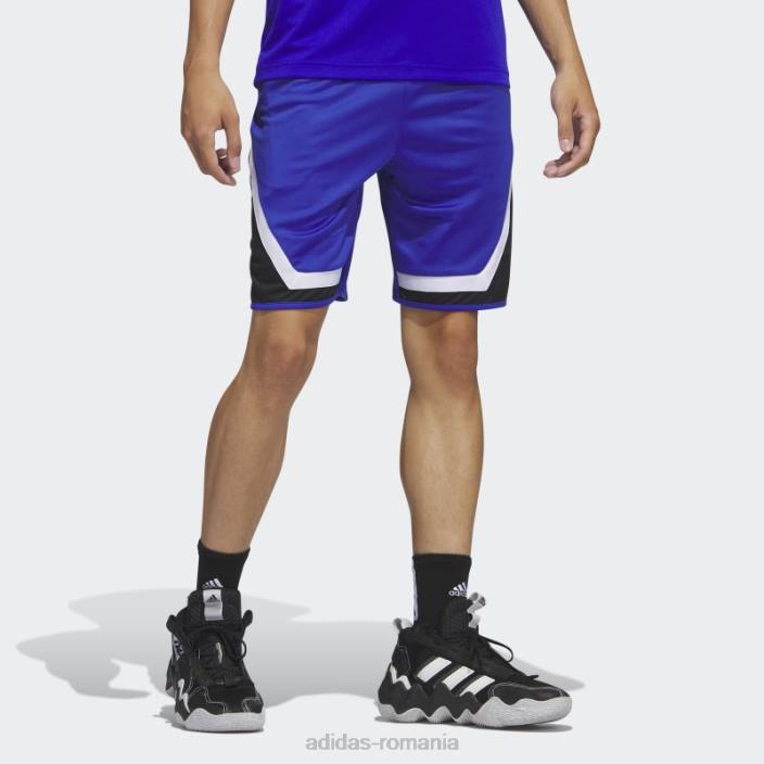 Adidas pantaloni scurți blu pro block fashion bărbați albastru alb 2JBN21111