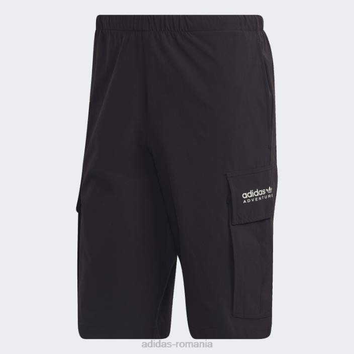 Adidas pantaloni scurți cargo negru aventură moda bărbați negru 2JBN21020