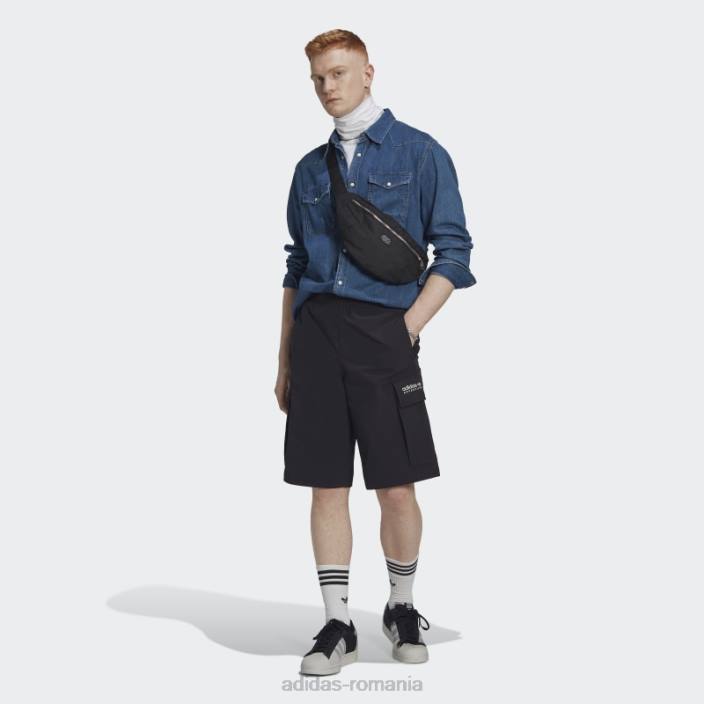 Adidas pantaloni scurți cargo negru aventură moda bărbați negru 2JBN21020