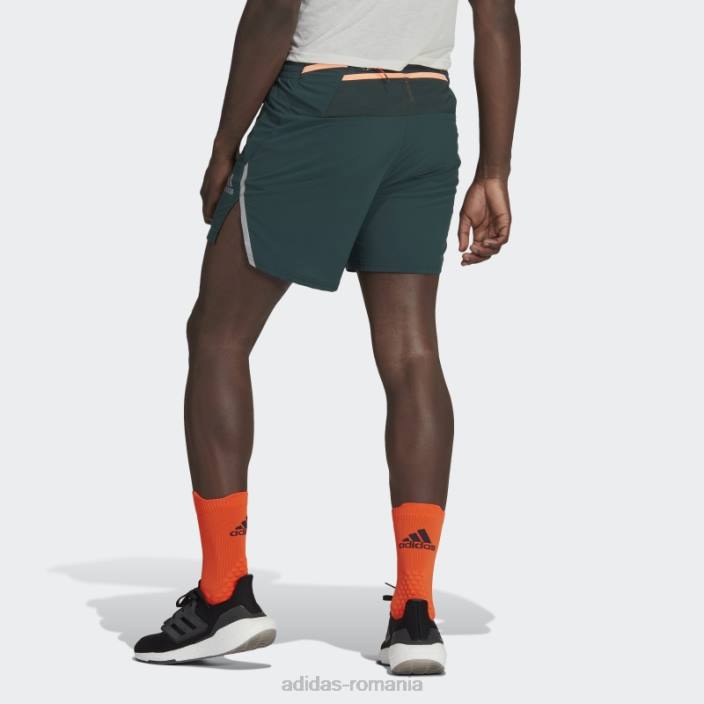 Adidas pantaloni scurți de alergare x-city verzi bărbați verde 2JBN21010