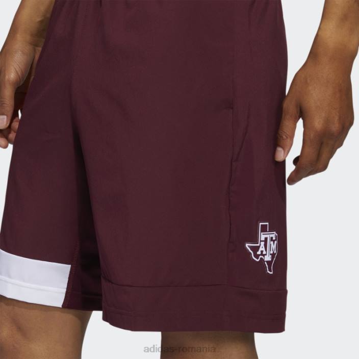 Adidas pantaloni scurți de antrenament stadion cu buzunare adidas maro bărbați maro/alb/multi 2JBN21102