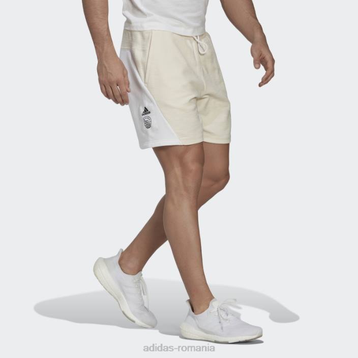 Adidas pantaloni scurți de țeapă franțuzească inversați (neutru de gen) nevopsiți bărbați nevopsit/alb 2JBN21061