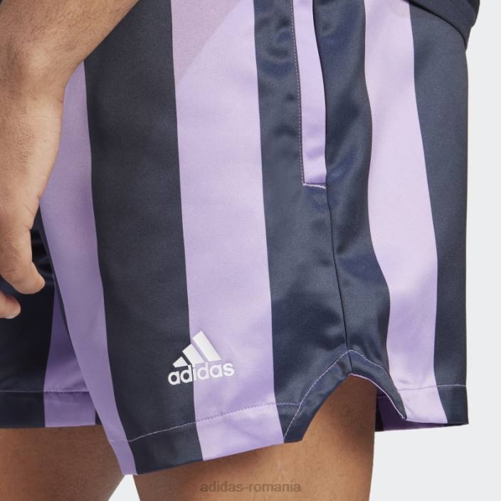Adidas pantaloni scurți din satin violet adidas bărbați violet 2JBN21030