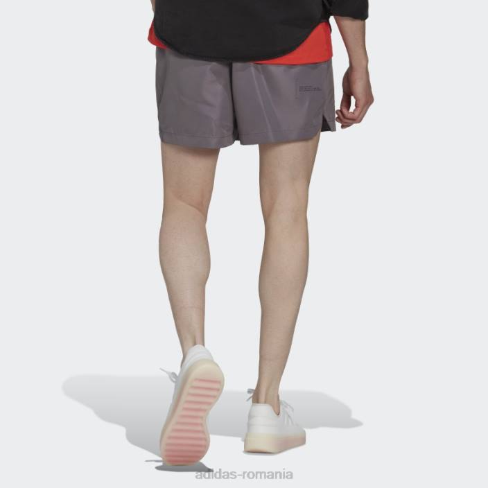 Adidas pantaloni scurți tech trace gri bărbați urmă gri 2JBN21088