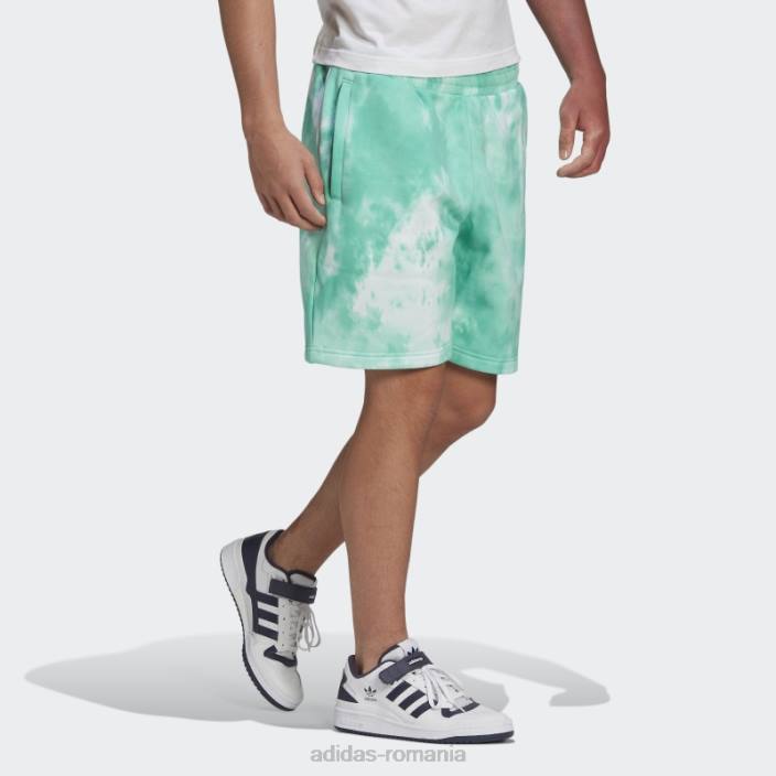 Adidas pantaloni scurți trefoil adicolor essentials hi-res green bărbați verde de mare rezoluție/multicolor 2JBN21085
