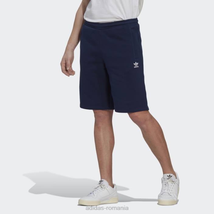 Adidas pantaloni scurți trefoil adicolor essentials night indigo bărbați indigo de noapte 2JBN21019