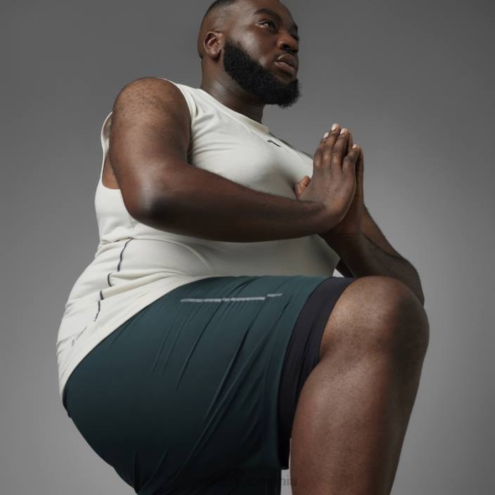 Adidas pantaloni scurți verde authentic balance yoga 2-în-1 bărbați verde 2JBN1210