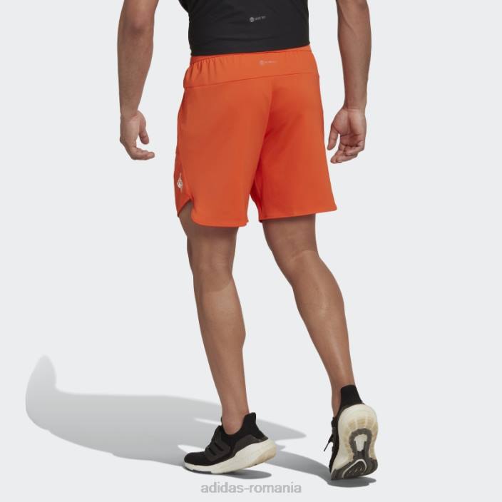 Adidas portocaliu conceput pentru pantaloni scurți de antrenament bărbați portocale 2JBN21040