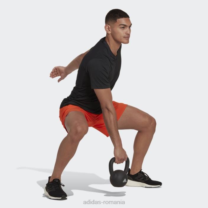 Adidas portocaliu conceput pentru pantaloni scurți de antrenament bărbați portocale 2JBN21040