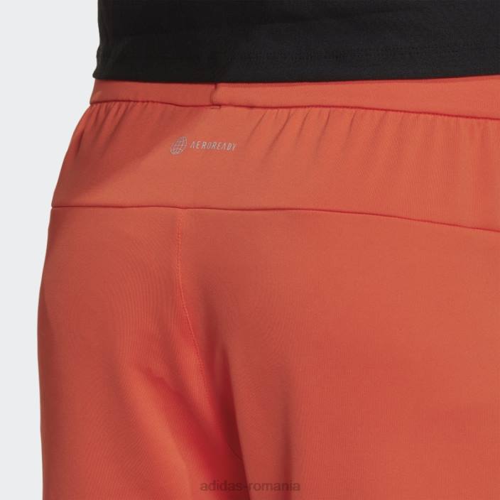 Adidas portocaliu conceput pentru pantaloni scurți de antrenament bărbați portocale 2JBN21040